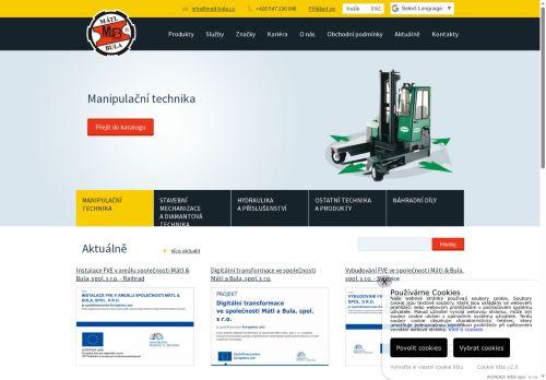 Zobrazit webové stránky Mátl & Bula, spol. s r.o.