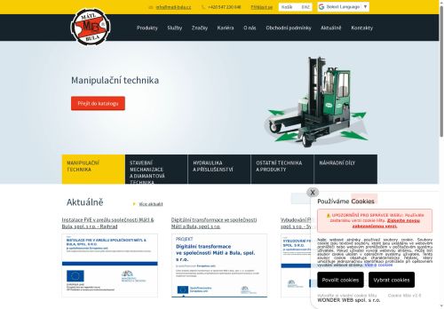 Zobrazit webové stránky Mátl & Bula, spol. s r.o.