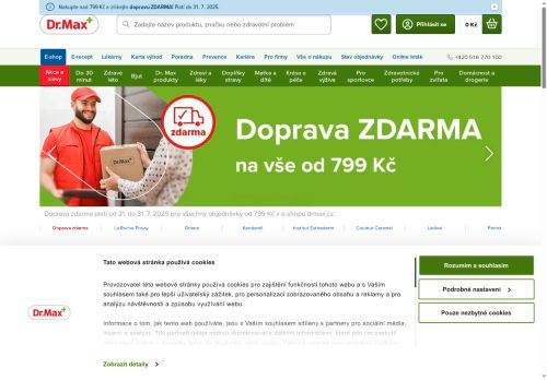 Zobrazit webové stránky Lékárna Dr.Max