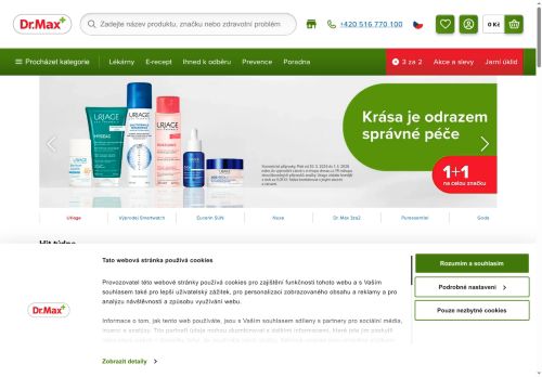 Zobrazit webové stránky Lékárna Dr. Max Šlapanice