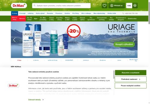 Zobrazit webové stránky Lékárna Dr. Max Vyškov