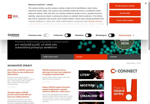 Webové stránky SPOLANA s.r.o., Neratovice