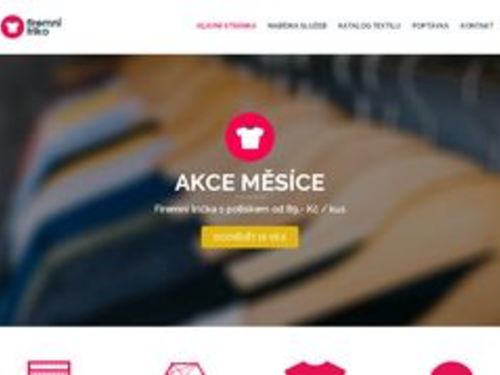 Potisk textilu – triček, košil a pracovního oblečení