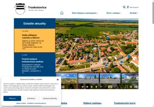 Zobrazit webové stránky Úřad městyse Troskotovice