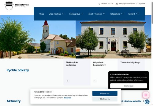 Zobrazit webové stránky Úřad městyse Troskotovice