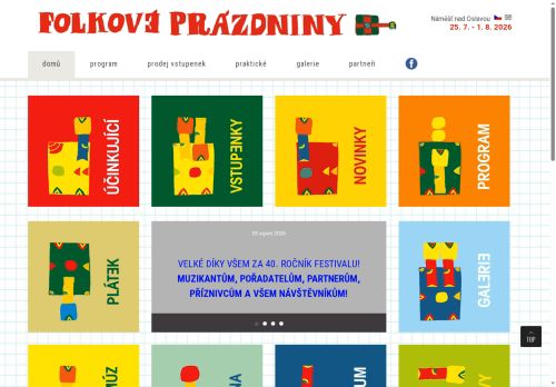 Zobrazit webové stránky Folkové prázdniny