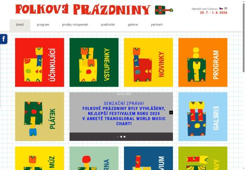 Zobrazit webové stránky Folkové prázdniny