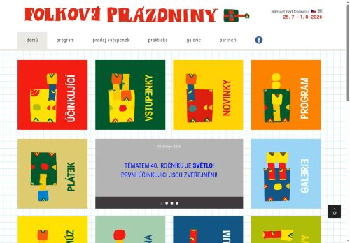 Zobrazit webové stránky Folkové prázdniny
