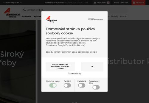 Zobrazit webové stránky Alumeco CZ s.r.o.