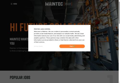 Zobrazit webové stránky Maintec - pobočka Brno