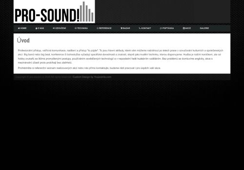 Zobrazit webové stránky Tomáš Duda - pro-sound