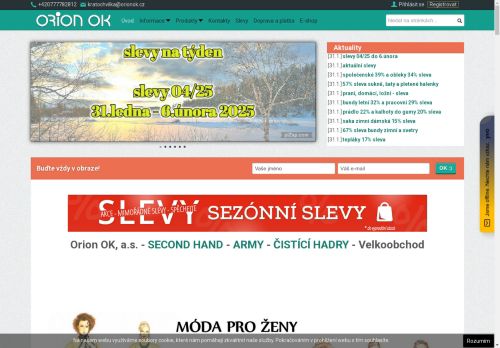 Zobrazit webové stránky Orion OK, a.s.