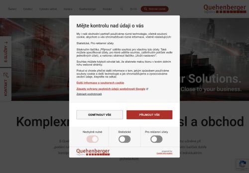 Zobrazit webové stránky Quehenberger Transport & Logistics CZE s.r.o.