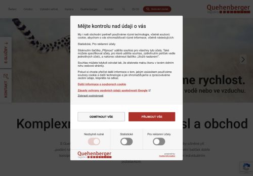 Zobrazit webové stránky Quehenberger Transport & Logistics CZE s.r.o.