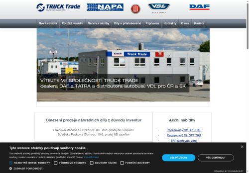 Zobrazit webové stránky TRUCK TRADE spol. s r.o.