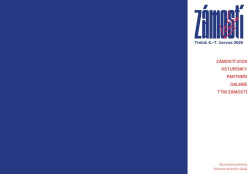 Zobrazit webové stránky Festival Zámostí Třebíč