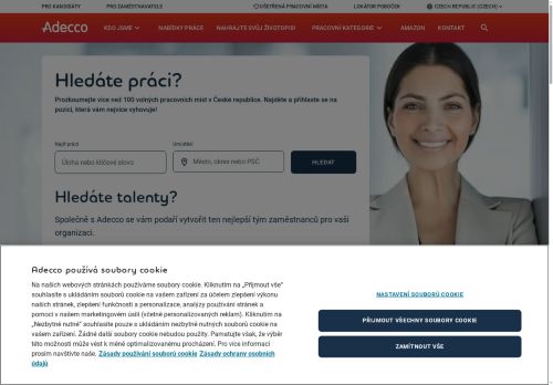 Zobrazit webové stránky Adecco - pobočka Brno