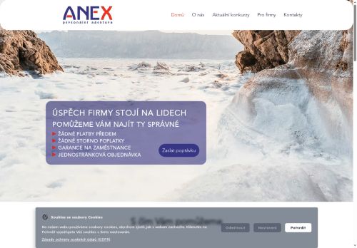 Zobrazit webové stránky ANEX - Kancelář Brno