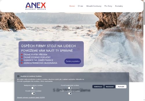 Zobrazit webové stránky ANEX - Kancelář Brno