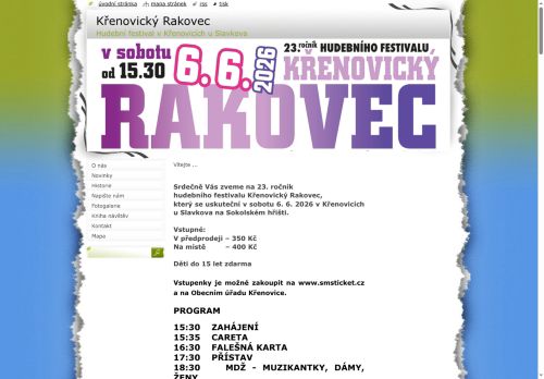 Zobrazit webové stránky Křenovický Rakovec