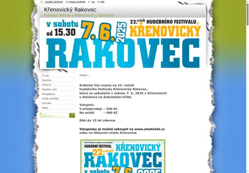 Zobrazit webové stránky Křenovický Rakovec