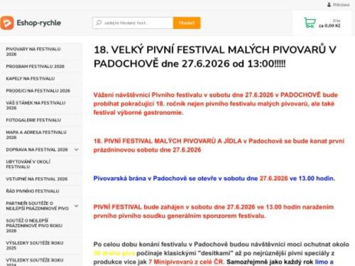 Pivní festival Padochov