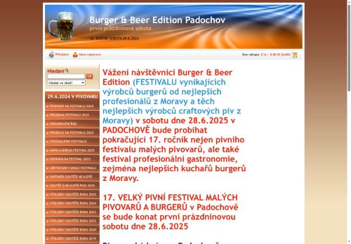 Zobrazit webové stránky Pivní festival Padochov