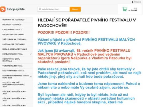 Pivní festival Padochov