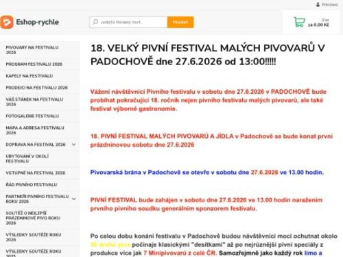 Pivní festival Padochov