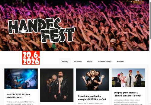 Zobrazit webové stránky HANDec Fest