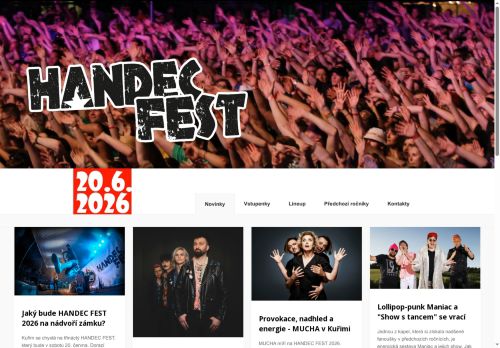 Zobrazit webové stránky HANDec Fest