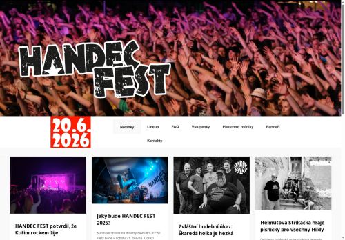 Zobrazit webové stránky HANDec Fest