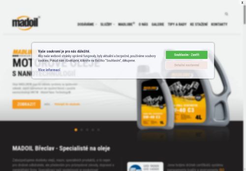 Zobrazit webové stránky MADOIL - čerpací stanice