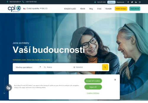Zobrazit webové stránky CPL JOBS s.r.o. - pobočka Brno