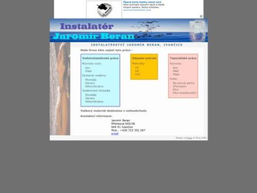 Instalatér – Jaromír Beran