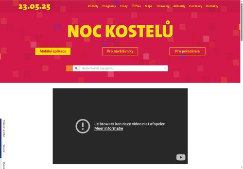 Zobrazit webové stránky Noc kostelů