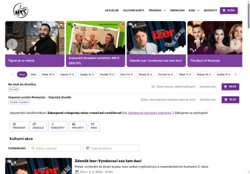 Zobrazit webové stránky Městské kulturní středisko Vyškov