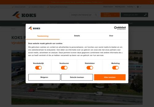 Koks Production CZ s.r.o. nabízí práci na pozici Svářeč - zámečník (m/ž) v obci Podolí