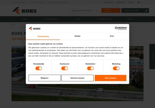Koks Production CZ s.r.o. nabízí práci na pozici Svářeč - zámečník (m/ž) v obci Podolí