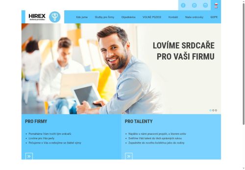Zobrazit webové stránky HIREX - personální a poradenská agentura