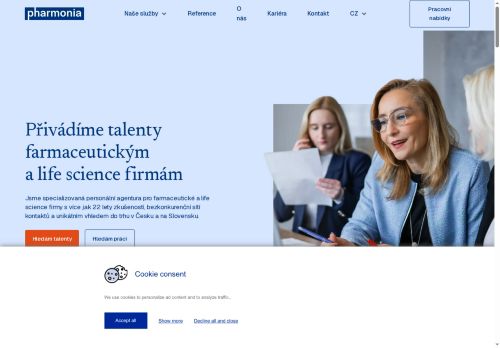 Zobrazit webové stránky Pharmonia s.r.o. - pobočka Brno