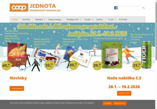 JEDNOTA, spotřební družstvo, Moravský Krumlov nabízí práci na pozici Vedoucí oddělení finanční účtárny v obci Moravský Krumlov