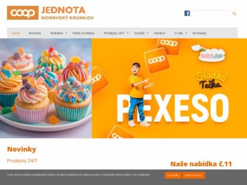 JEDNOTA, spotřební družstvo, Moravský Krumlov - COOP