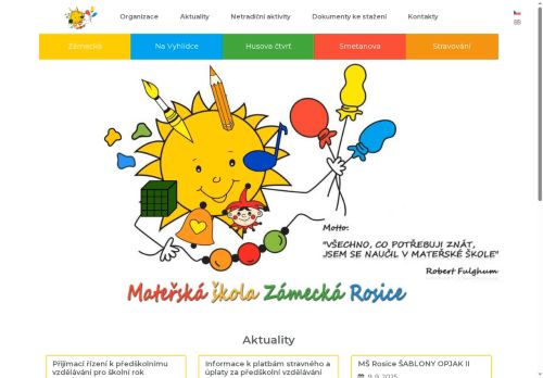 Zobrazit webové stránky Mateřská škola logopedická