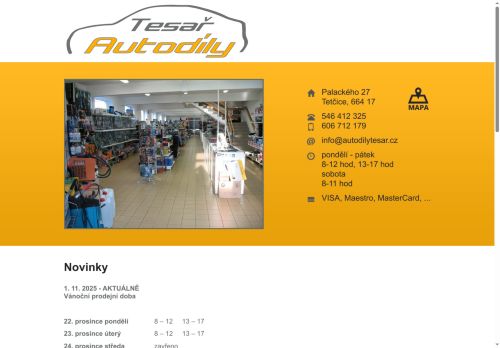 Zobrazit webové stránky Pavel Tesař - AKUMULÁTORY