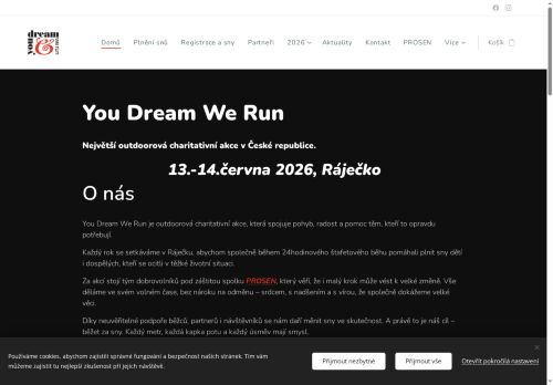 Zobrazit webové stránky You Dream We Run