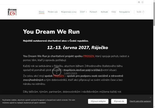 Zobrazit webové stránky You Dream We Run