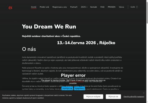 Zobrazit webové stránky You Dream We Run