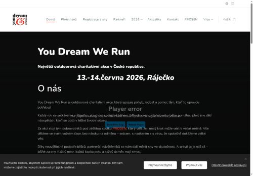 Zobrazit webové stránky You Dream We Run