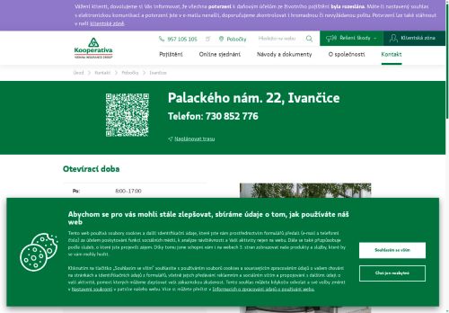 Zobrazit webové stránky Kooperativa pojišťovna, a. s.